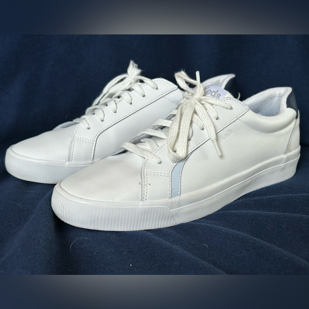 Keds Pursuit blue/white leather sneakers